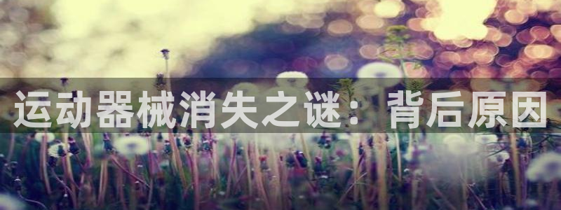 尊龙网站登录：运动器械消失之谜：背后原因