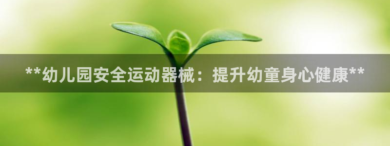 尊龙网站人生就是博：**幼儿园安全运动器械：提升幼童