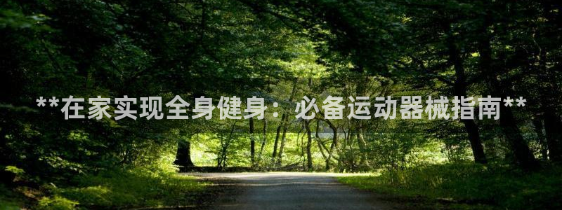 尊龙凯时推荐人：**在家实现全身健身：必备运动器械指南**