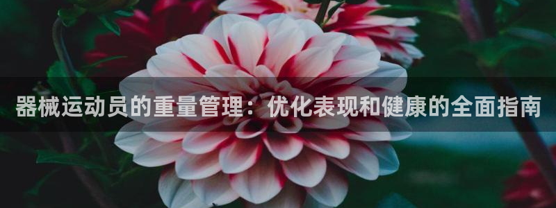 尊龙z6：器械运动员的重量管理：优化表现和健康的全面