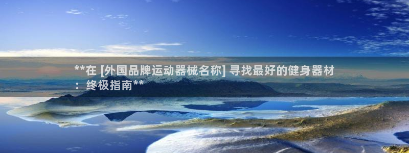 尊龙凯时logo：**在 [外国品牌运动器械名称] 