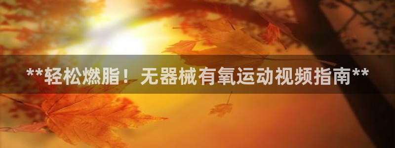 d88尊龙凯时：**轻松燃脂！无器械有氧运动视频指南**